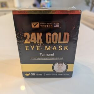 24K Gold Eye Mask - 30 Count Unopened